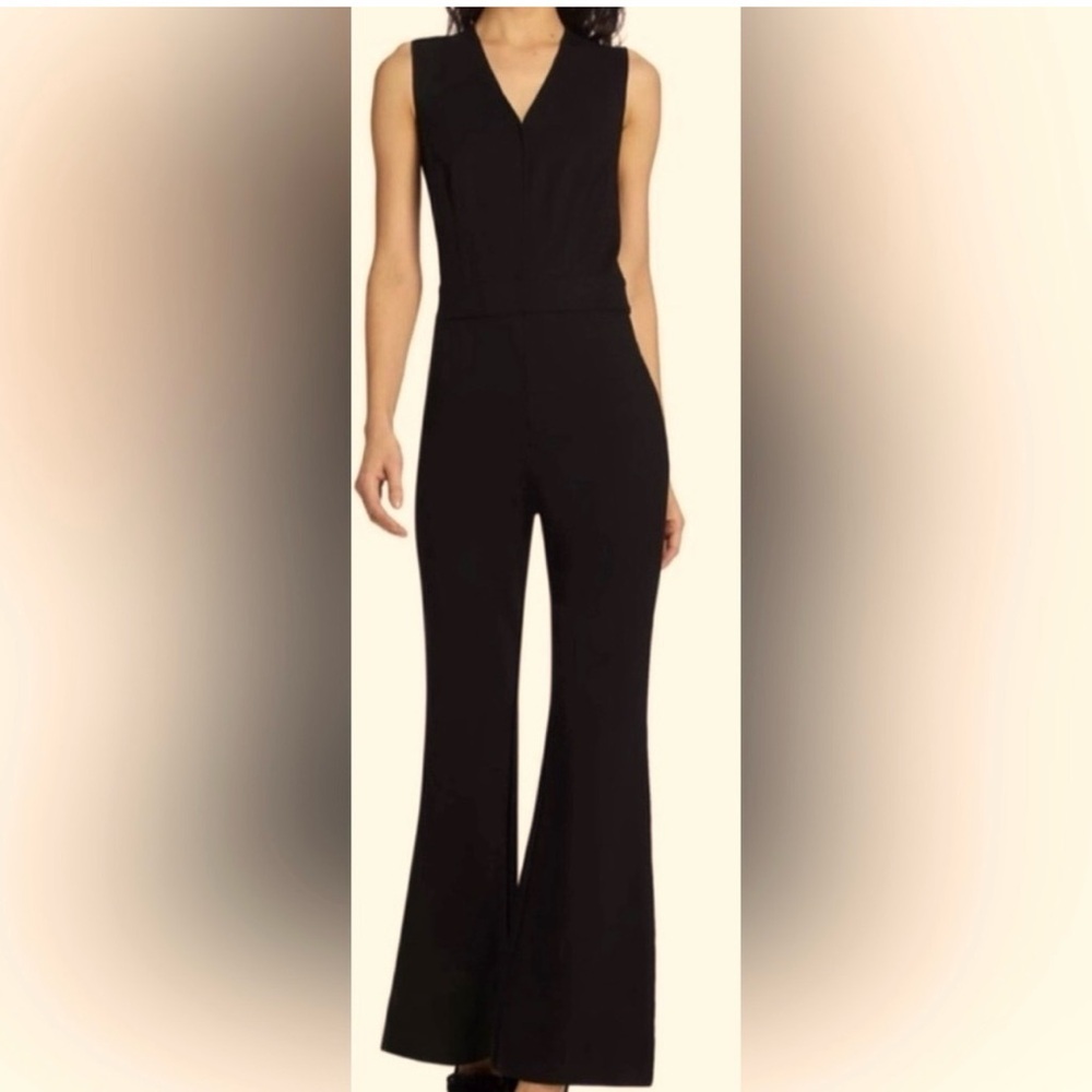 SPANX Black V-Neck Jumpsuit